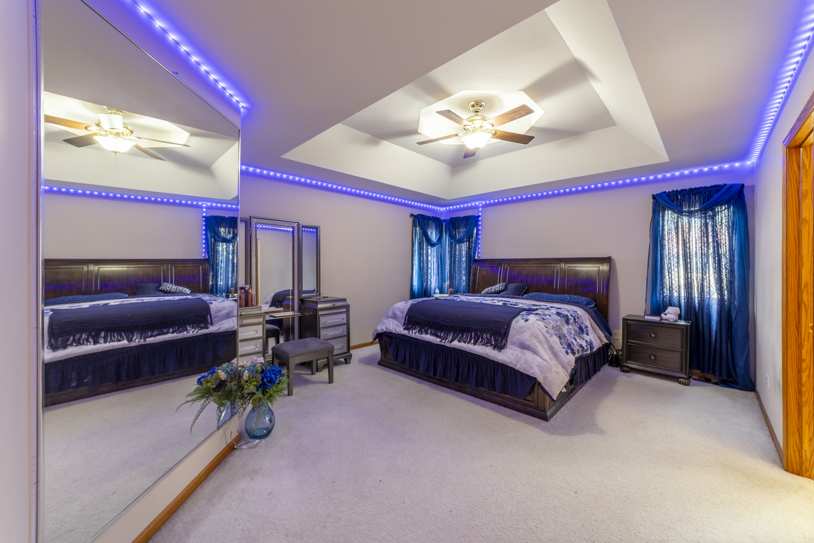 1071 Yamma Ridge New Lenox, IL 60451 - Photo 23 of 51 a bedroom with a bed and ceiling fan