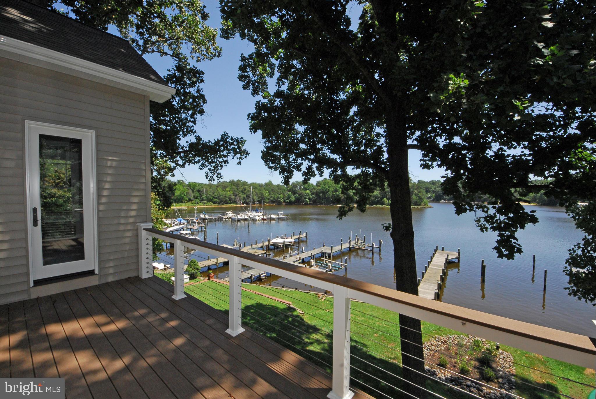 Waterview deck off great room
