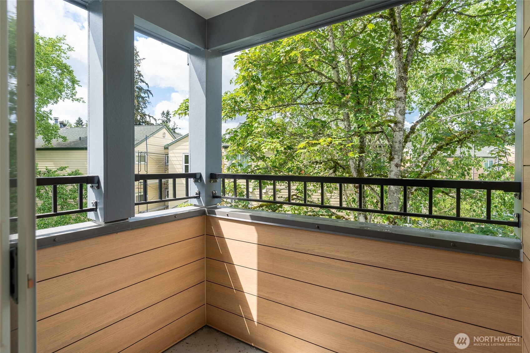 20320 Bothell Everett Highway, Unit D301 Bothell, WA 98012 - Photo 20 of 35 a view of a balcony with lake view