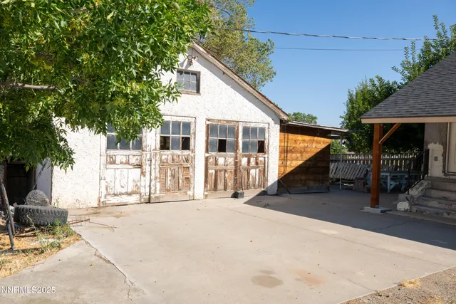 a view of a house with a patio