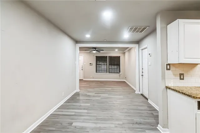 a view of an entryway of a house