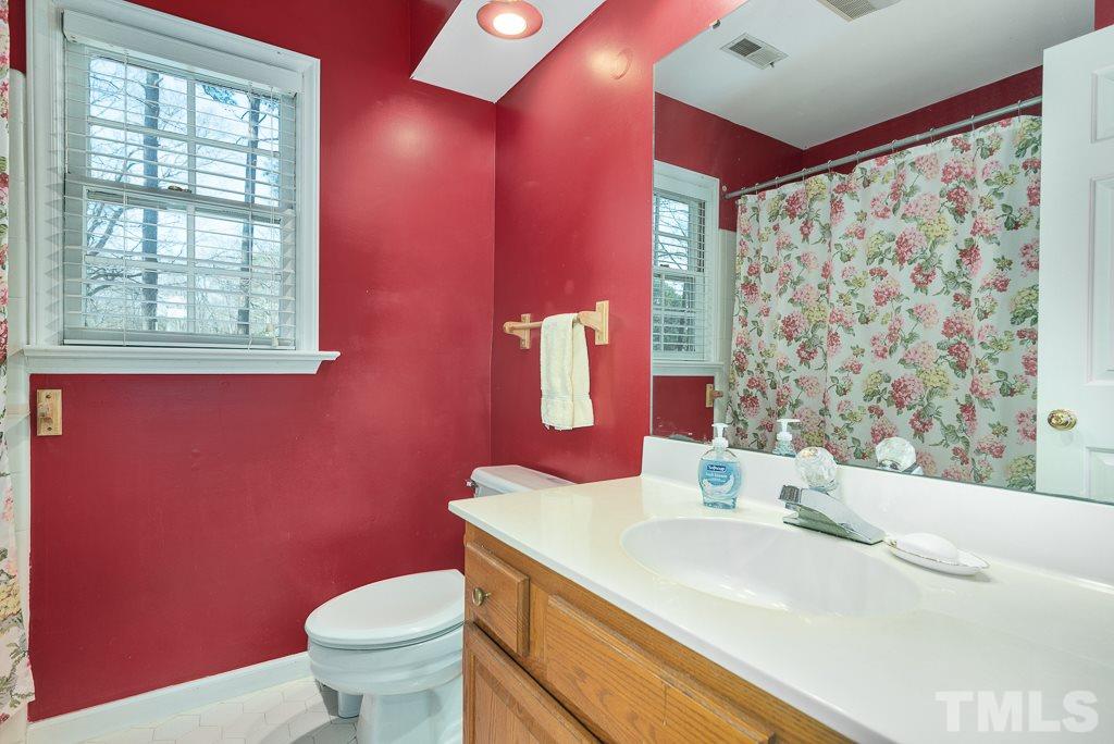 2416 Basil Drive Raleigh, NC 27612 - Photo 23 of 26 a bathroom with a sink toilet and window