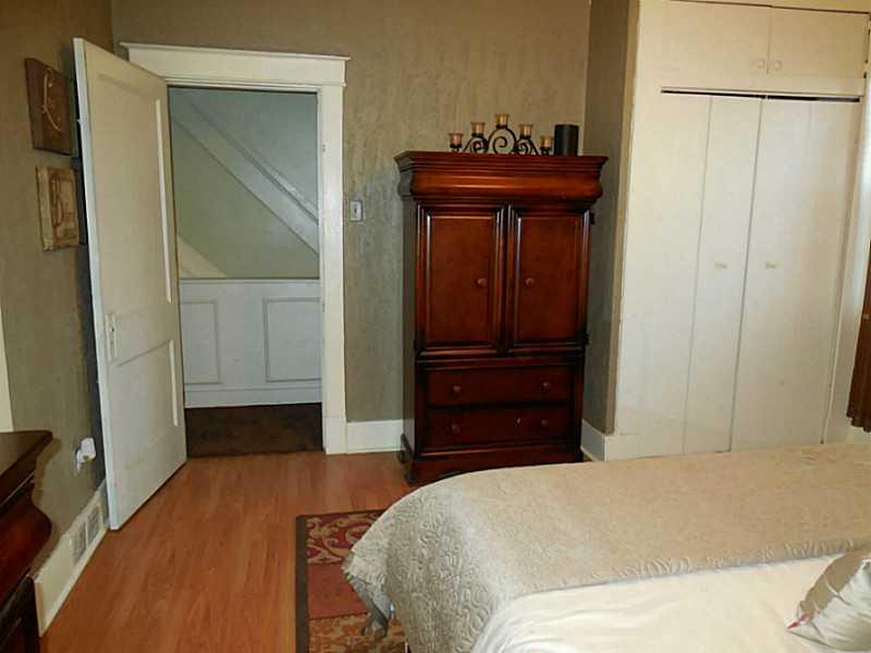 1301 Pine Hollow Road McKees Rocks, PA 15136 - Photo 20 of 24 Master Bedroom. This closet is large and also houses stairs to the attic.