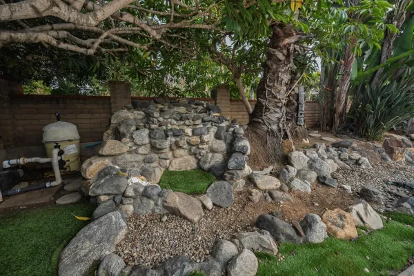 a view of a car garage