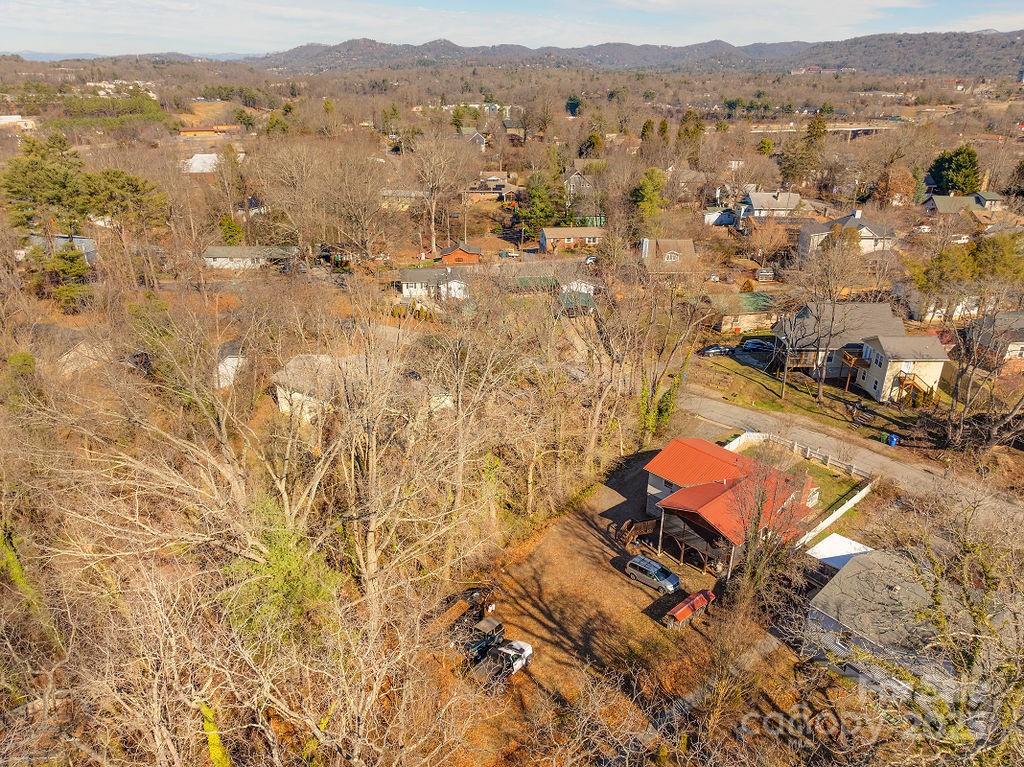 99999 Millbrook Road Asheville, NC 28806 - Photo 10 of 11 an aerial view of a house with a yard