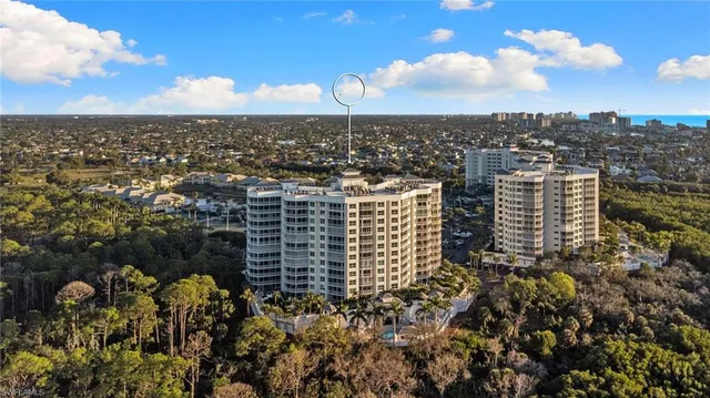 a view of a city with ocean