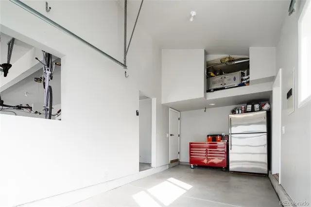 a view of storage and utility room