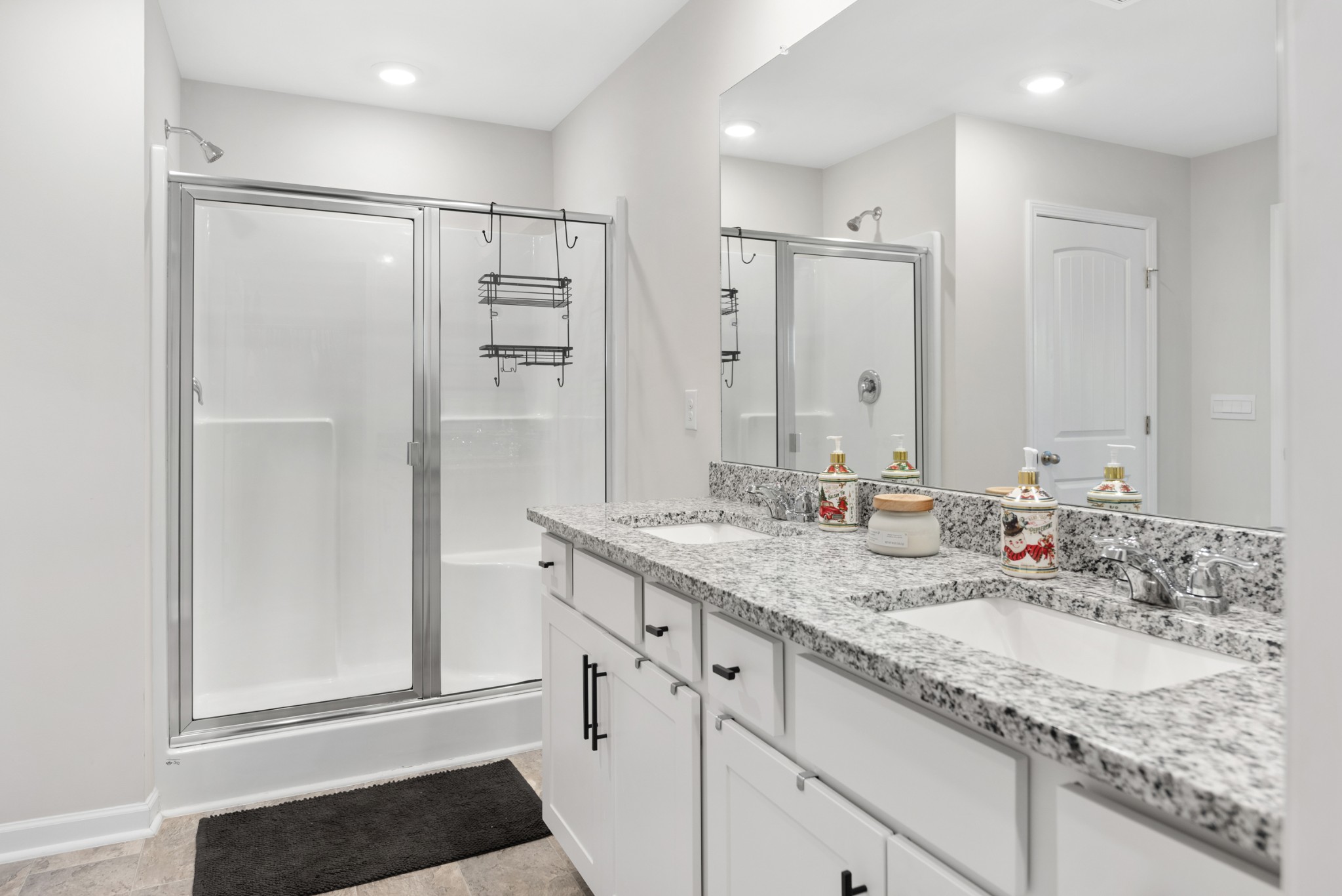 1406 Ashfield Place Lebanon, TN 37087 - Photo 21 of 23 a bathroom with a granite countertop sink and a mirror
