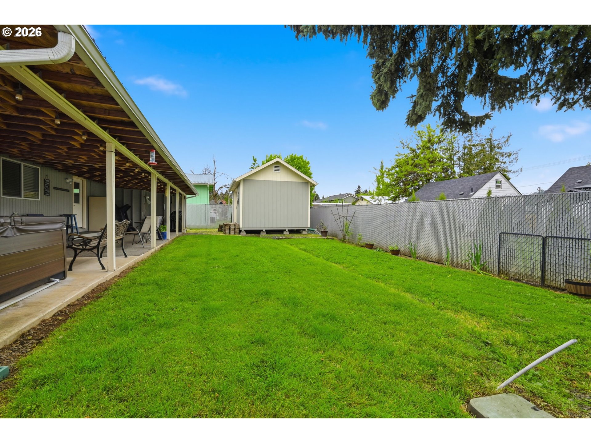 430 South 37th Place Springfield, OR 97478 - Photo 35 of 39 a view of an house with backyard space and garden