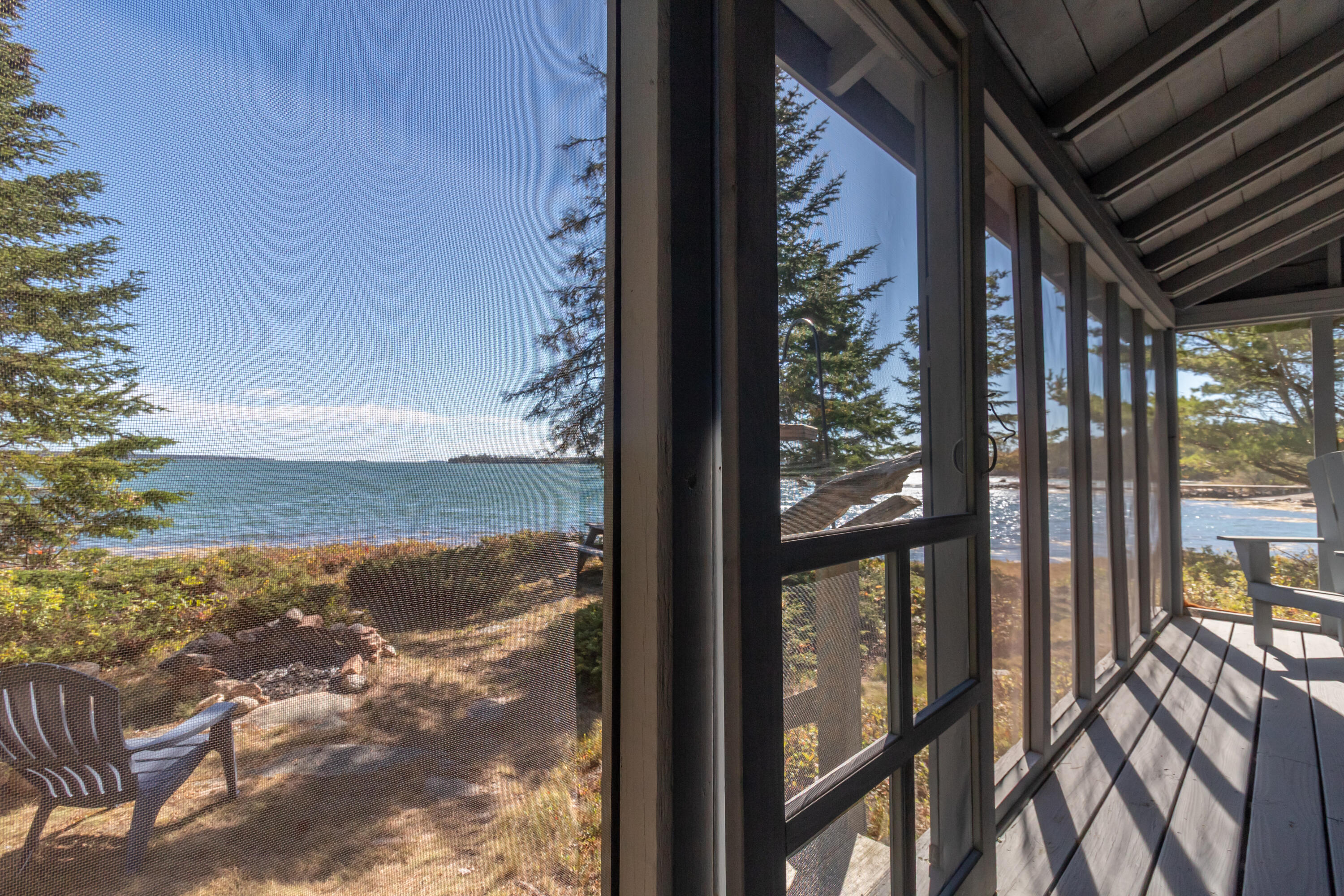 614-618 Gouldsboro Point Road Gouldsboro, ME 04607 - Photo 25 of 110 Gray Gull Cottage Screened Porch