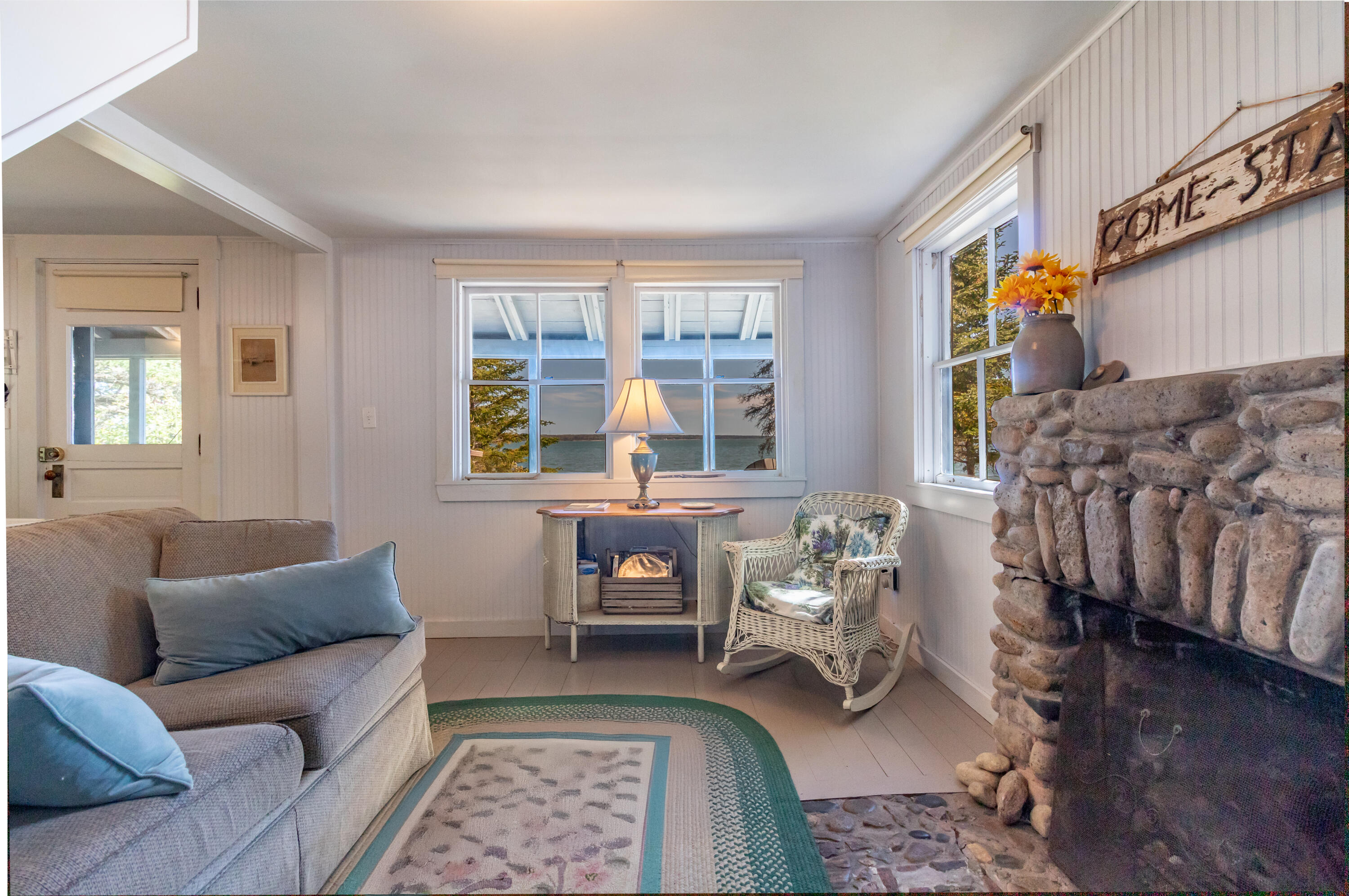 614-618 Gouldsboro Point Road Gouldsboro, ME 04607 - Photo 36 of 110 Gray Gull Cottage Living Room
