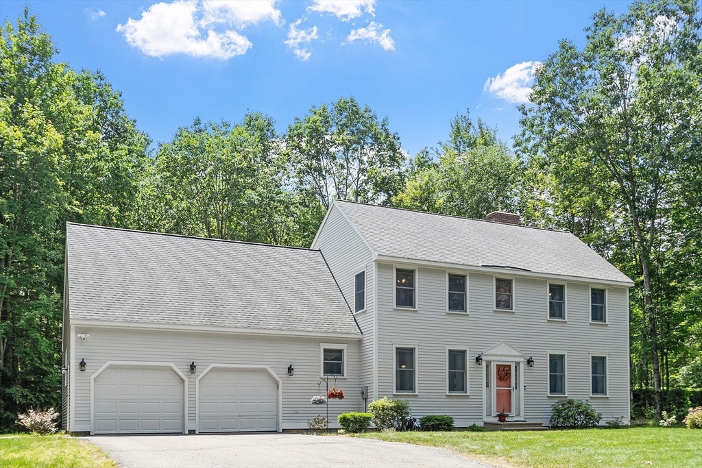 169 Narrows Road Westminster, MA 01473 - Photo 34 of 41 a aerial view of a white house next to a yard