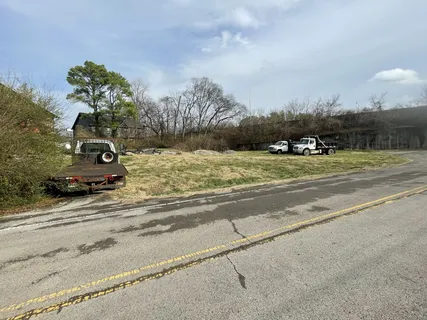 a car parked on the side of the road