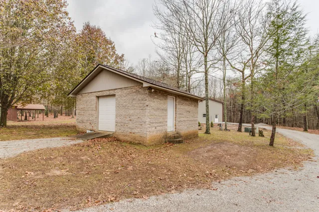view of lake with mountain