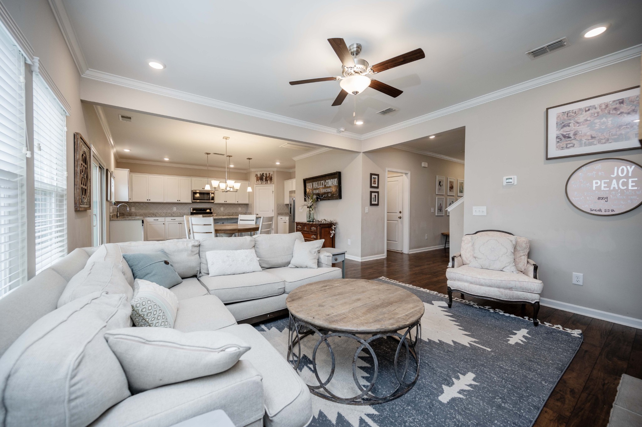 416 Butler Road Mount Juliet, TN 37122 - Photo 13 of 46 a living room with furniture and a view of kitchen