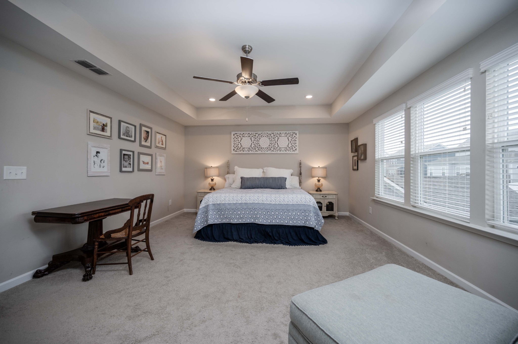 416 Butler Road Mount Juliet, TN 37122 - Photo 26 of 46 a spacious bedroom with a bed and a large window