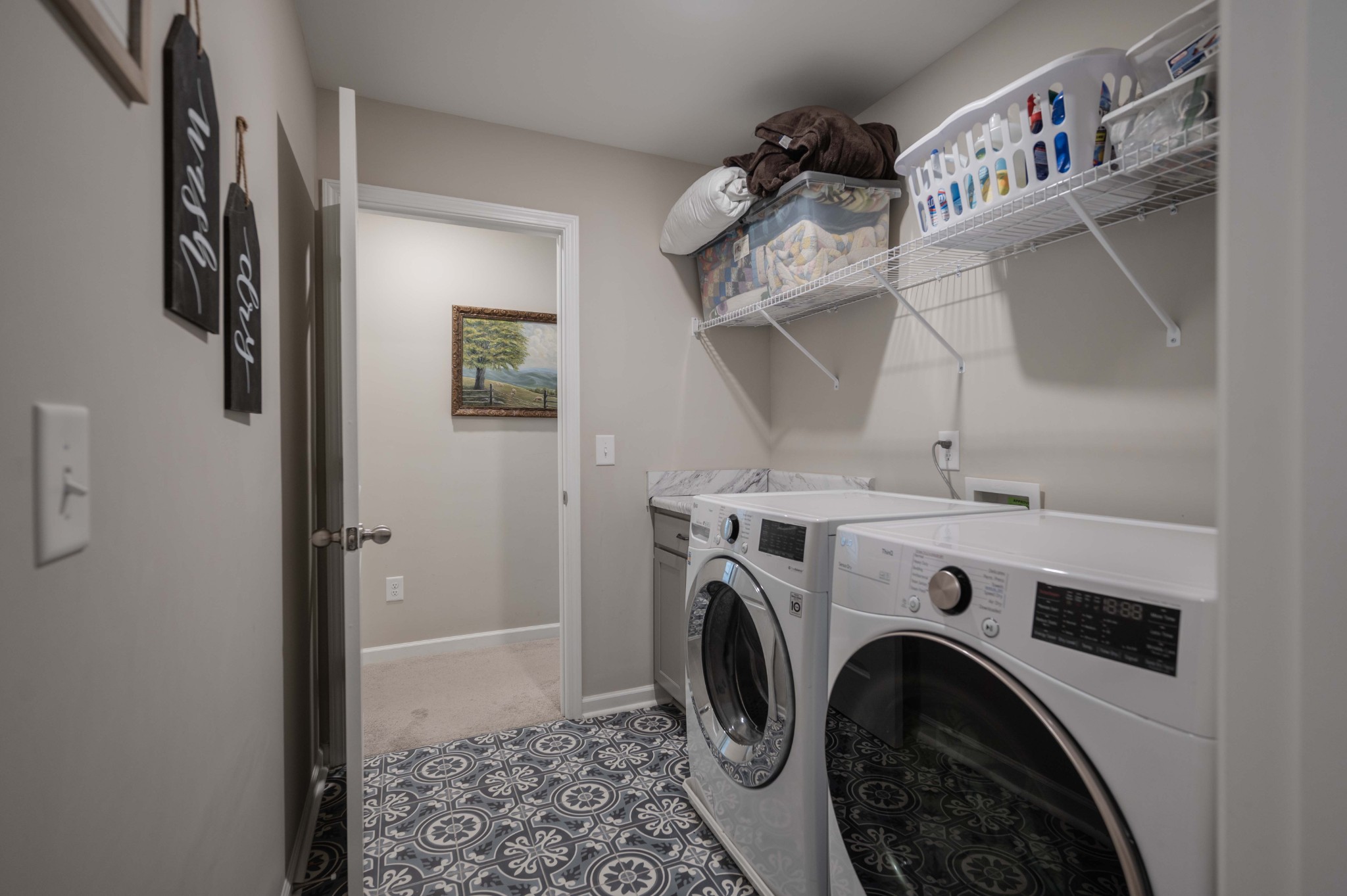 416 Butler Road Mount Juliet, TN 37122 - Photo 34 of 46 a view of entryway with washer and dryer
