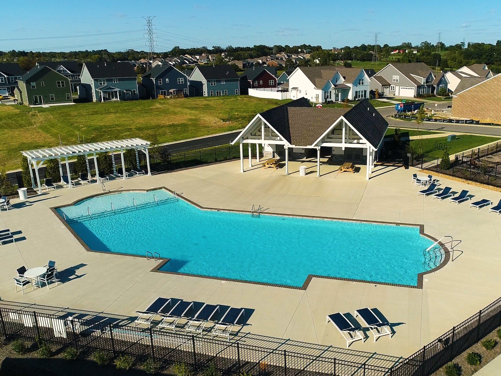 416 Butler Road Mount Juliet, TN 37122 - Photo 45 of 46 an aerial view of a house with a swimming pool