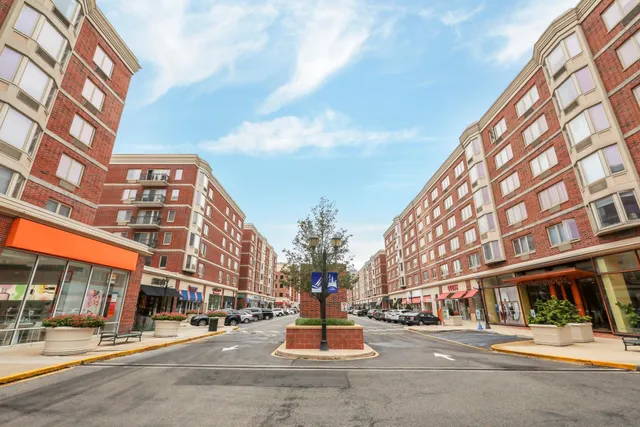 a street view of a building