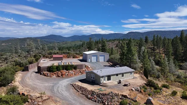 a view of a house with a outdoor space