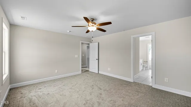 a view of an empty room