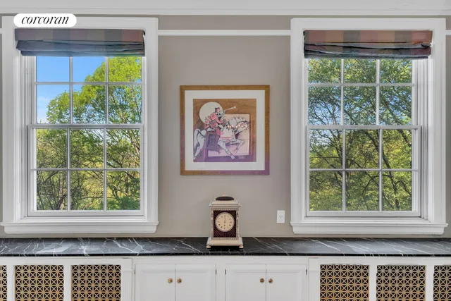 a view of a window and a sink