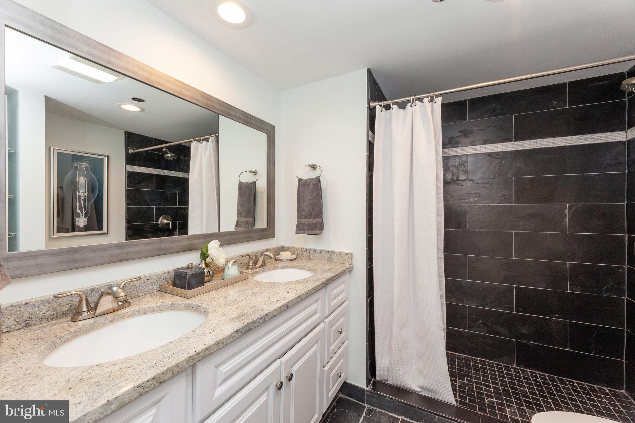 1301 North Courthouse Road, Unit 1802 Arlington, VA 22201 - Photo 23 of 42 Primary bath with double sinks and huge shower