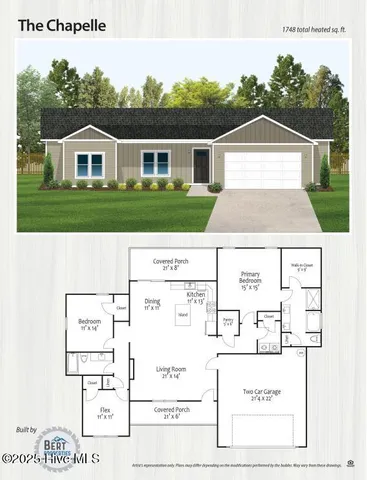 $324,900 | 2612 Fountaintown Road, Chinquapin, NC 28521