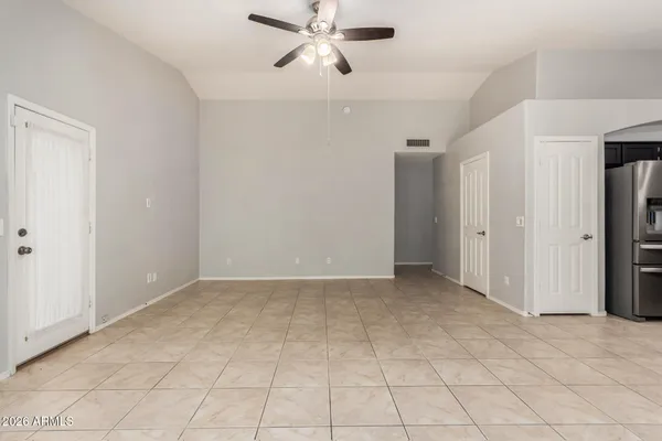 a view of an empty room