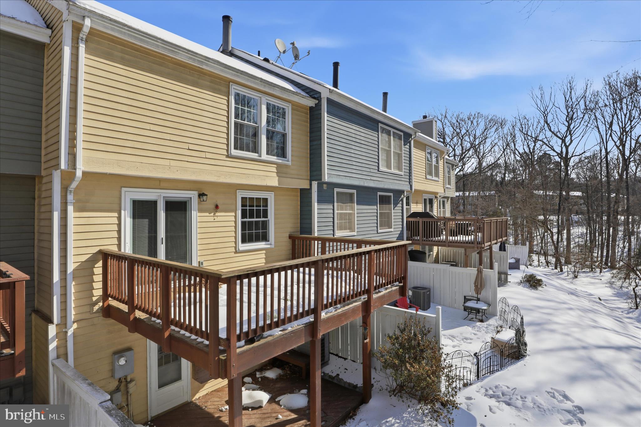1563 Twisted Oak Drive Reston, VA 20194 - Photo 37 of 47 a view of a house with a wooden deck