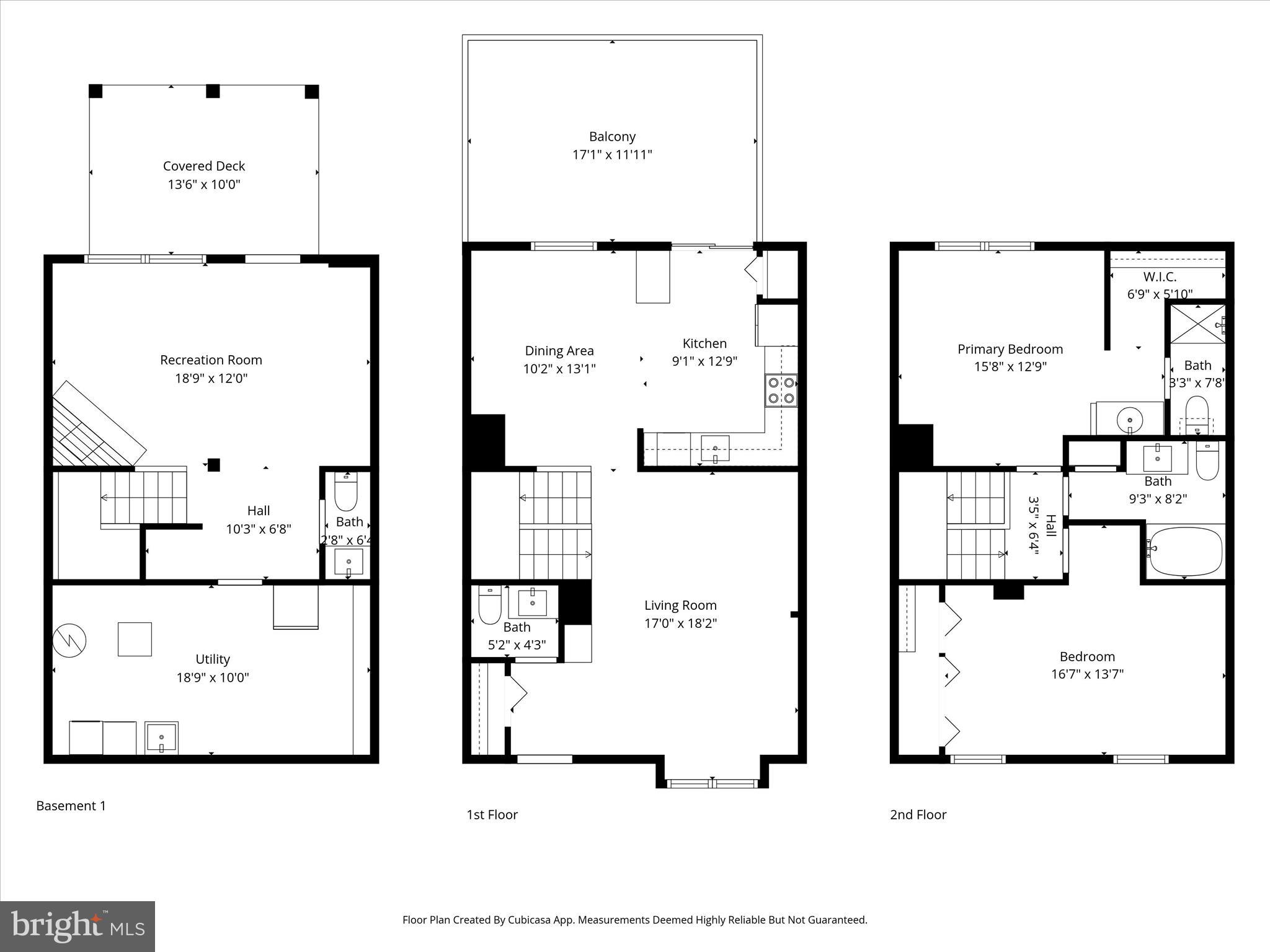 1563 Twisted Oak Drive Reston, VA 20194 - Photo 47 of 47 a picture of a floor plan