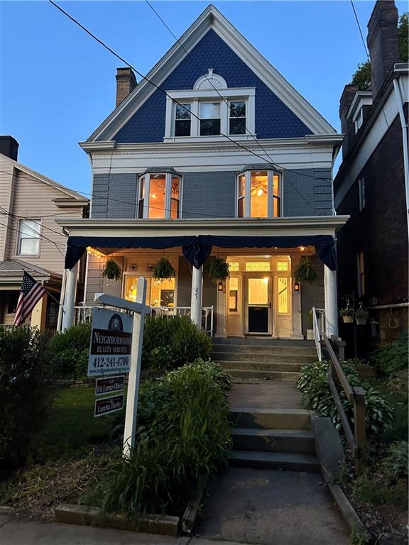 223 Chestnut Street Pittsburgh, PA 15218 - Photo 28 of 28 Front of house at night
