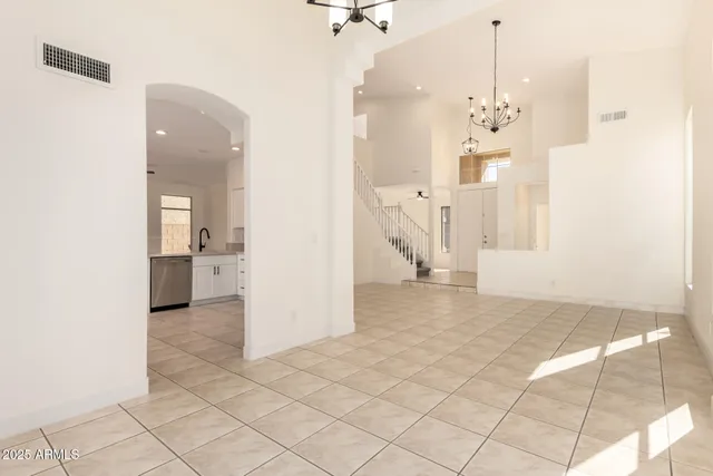 a view of a room with a bathroom