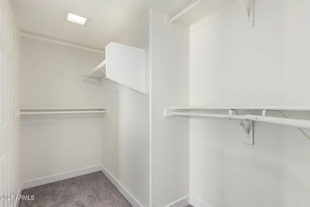 a view of walk in closet