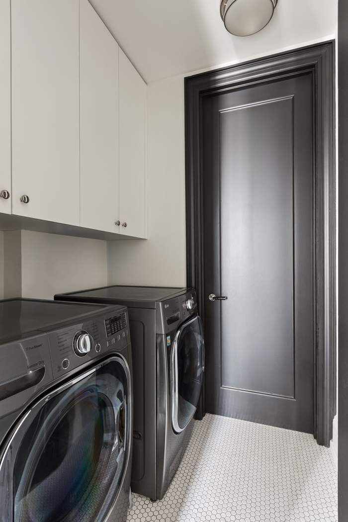 458 Broadway, Unit 6 Manhattan, NY 10013 - Photo 14 of 18 a utility room with dryer and washer