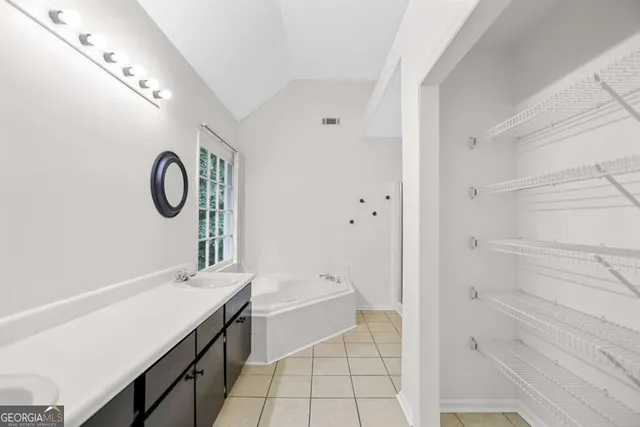 a house view with a garden