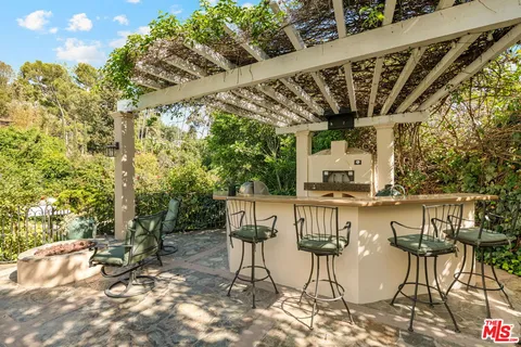 a view of an outdoor sitting area