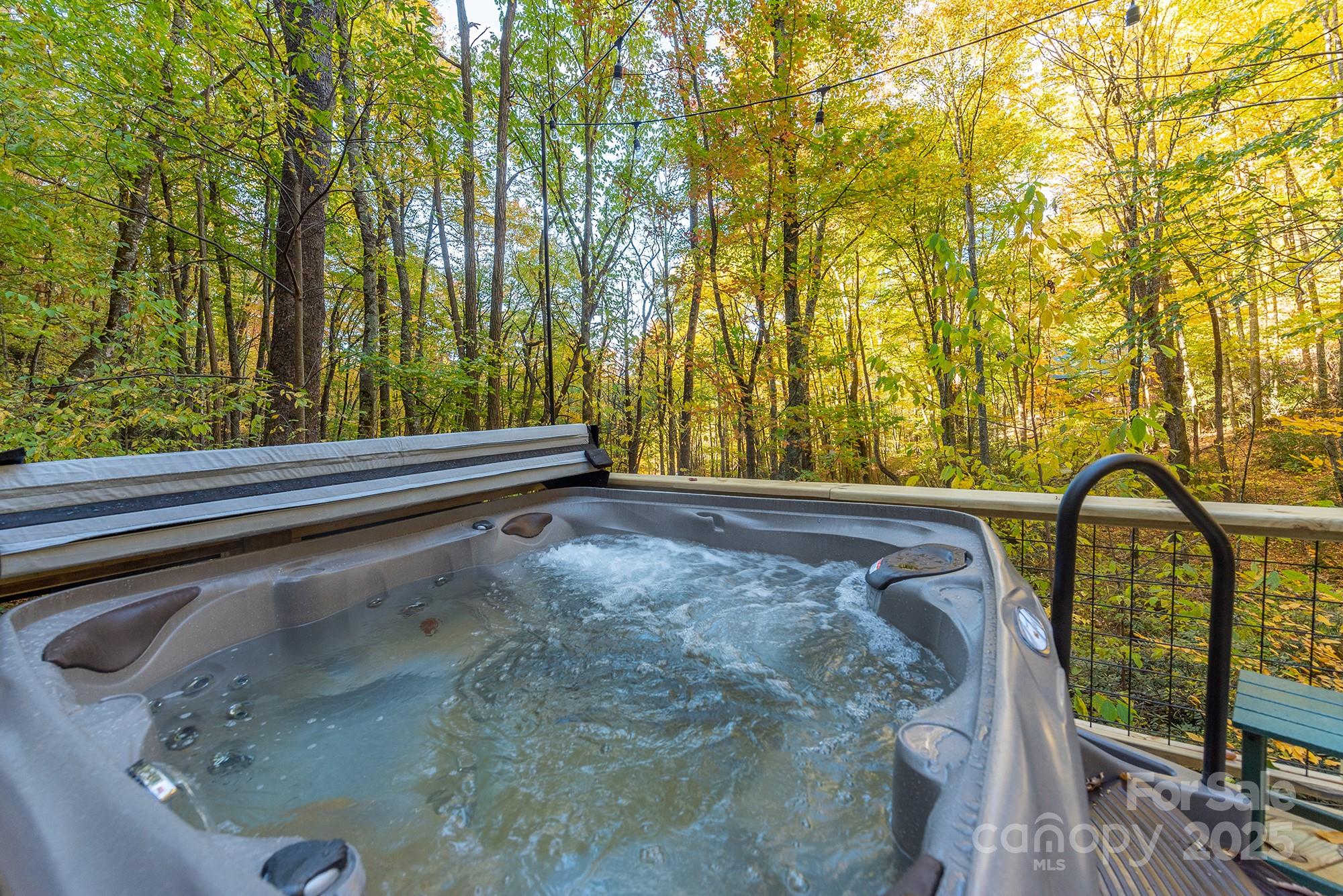 100 Candlemaker Trail Maggie Valley, NC 28751 - Photo 25 of 34 a view of swimming pool from a balcony