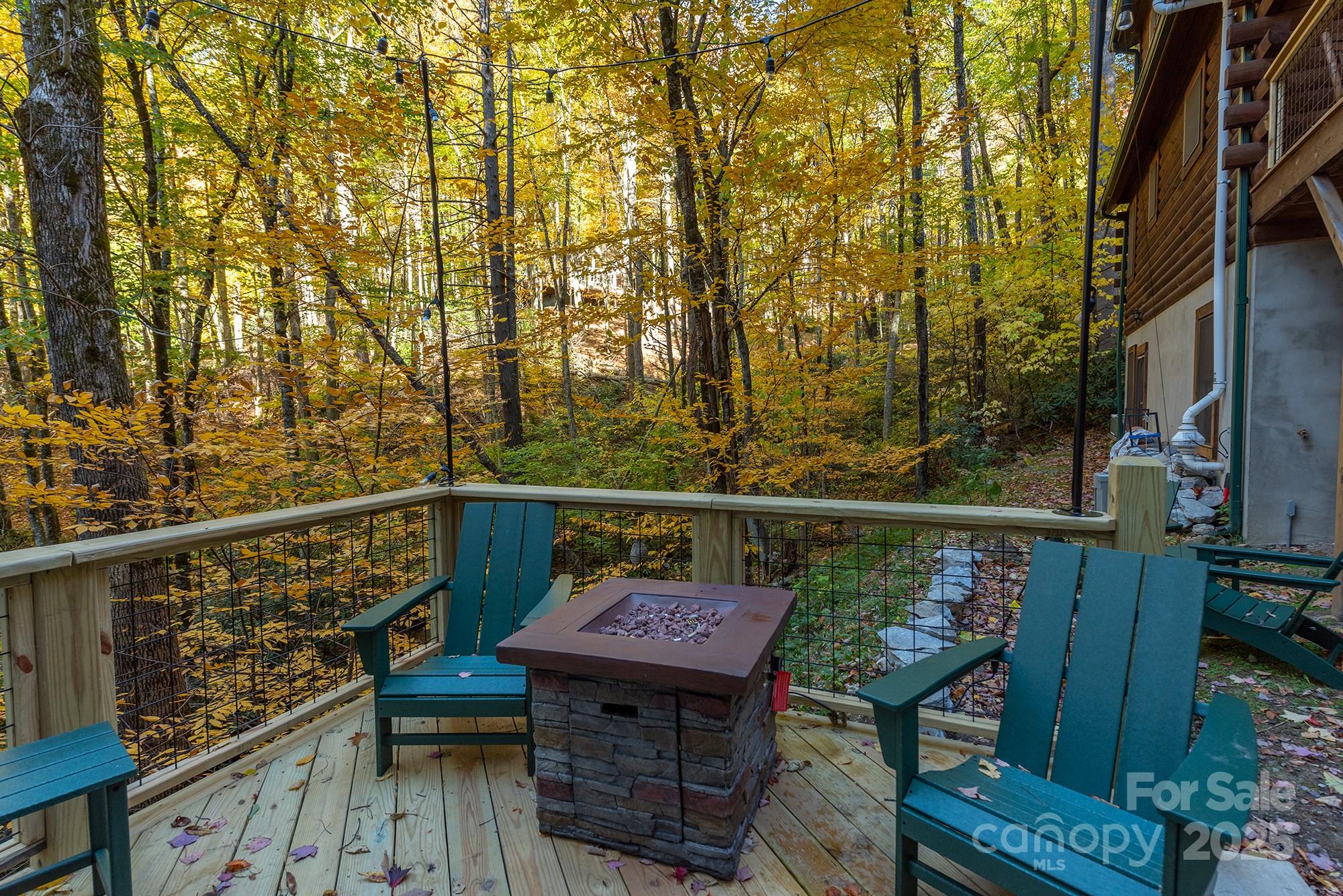 100 Candlemaker Trail Maggie Valley, NC 28751 - Photo 26 of 34 a view of a balcony with furniture