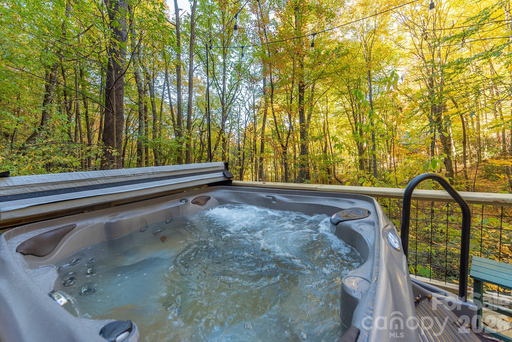 100 Candlemaker Trail Maggie Valley, NC 28751 - Photo 26 of 34 a view of swimming pool from a balcony