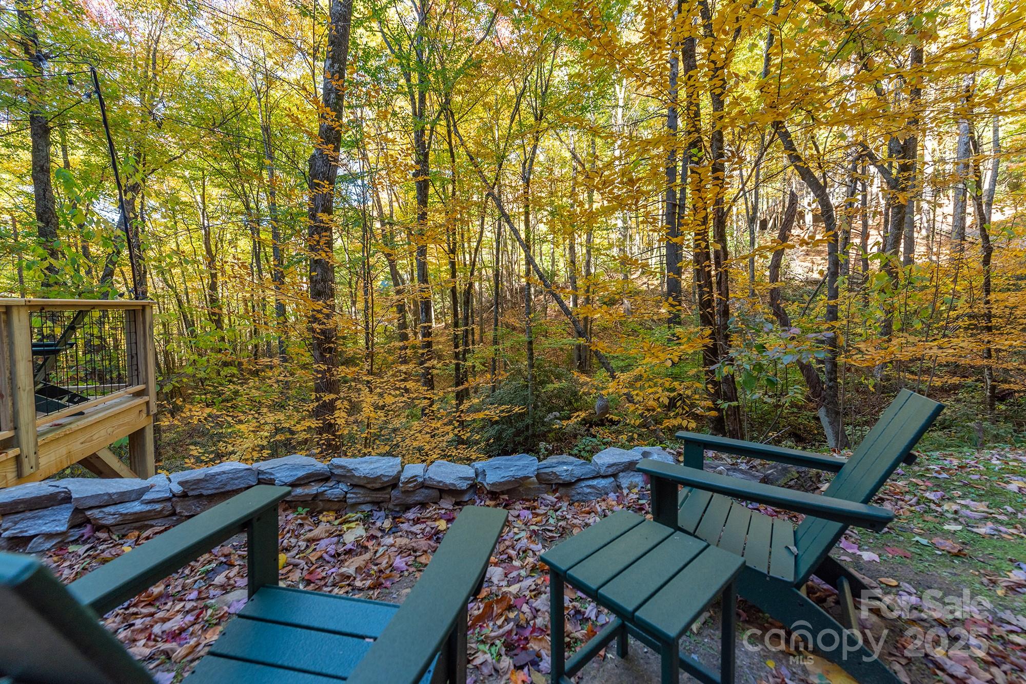 100 Candlemaker Trail Maggie Valley, NC 28751 - Photo 27 of 34 a view of a chairs and table in the outdoor