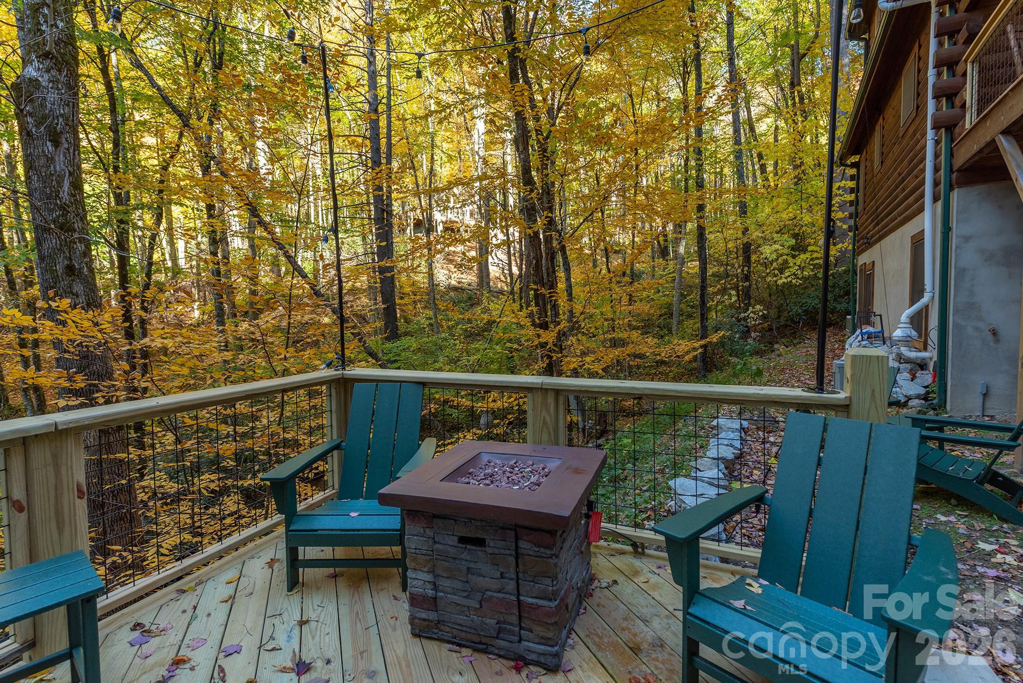 100 Candlemaker Trail Maggie Valley, NC 28751 - Photo 27 of 34 a view of a balcony with furniture