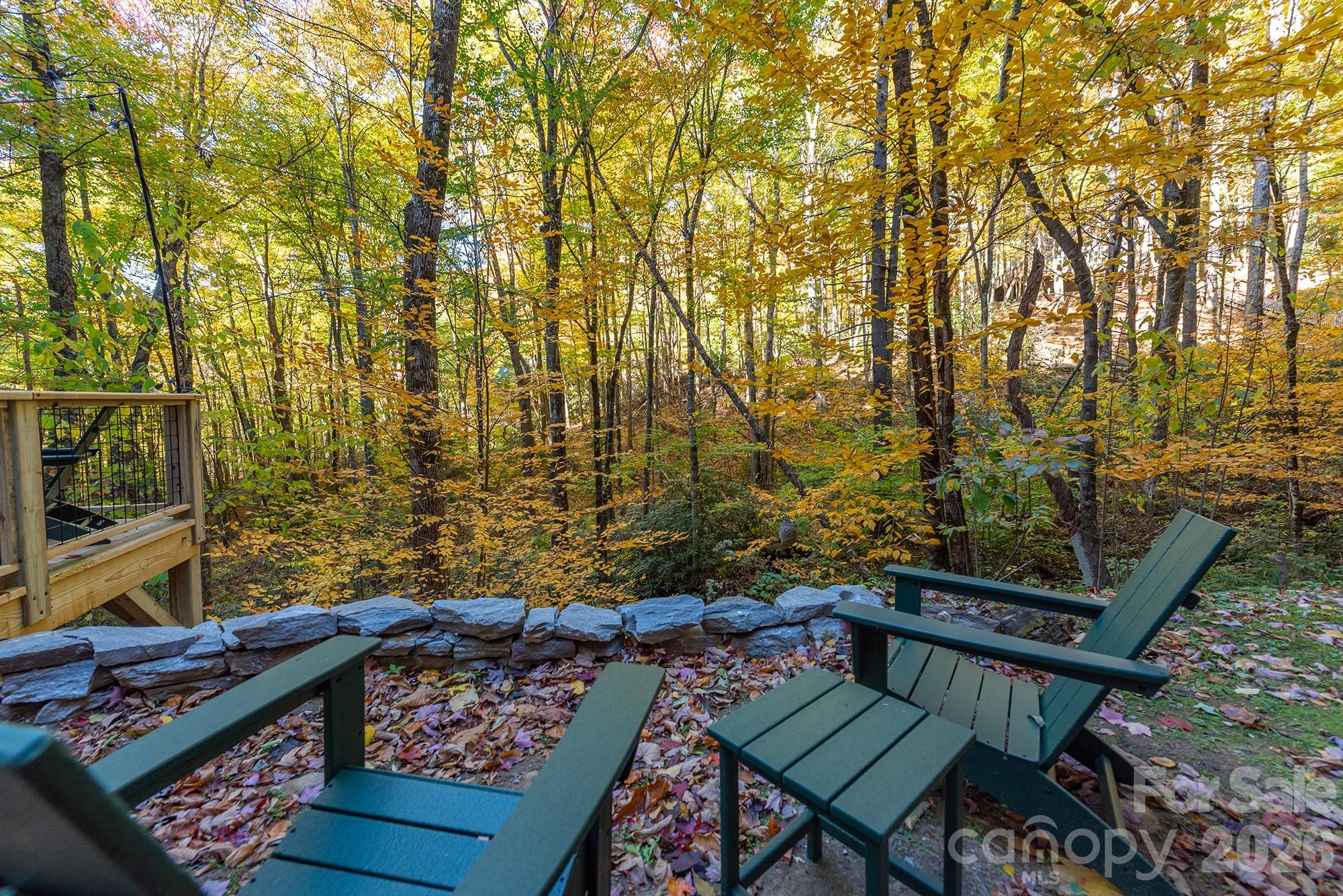 100 Candlemaker Trail Maggie Valley, NC 28751 - Photo 28 of 34 a view of a chairs and table in the outdoor
