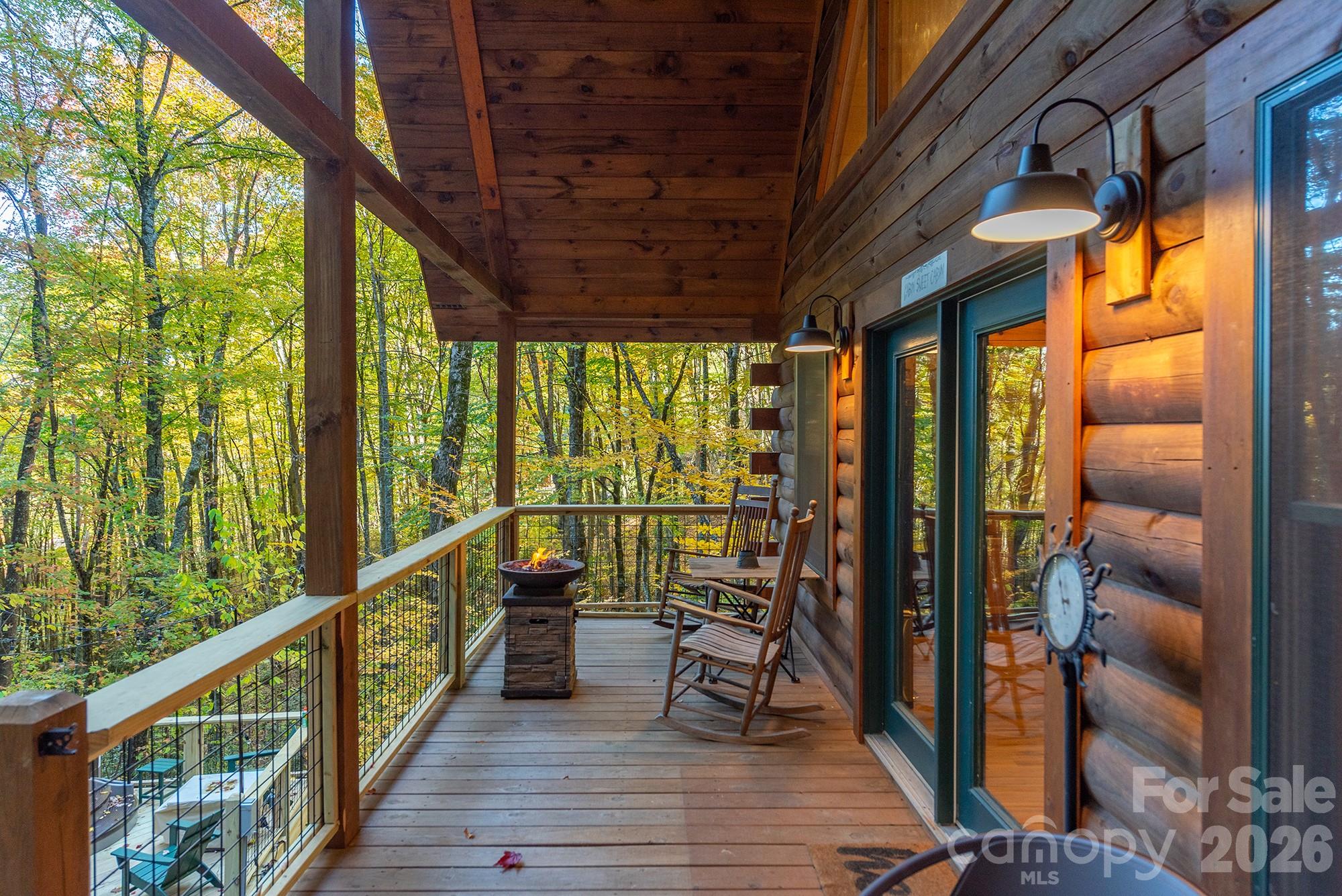 100 Candlemaker Trail Maggie Valley, NC 28751 - Photo 29 of 34 a view of balcony with chairs