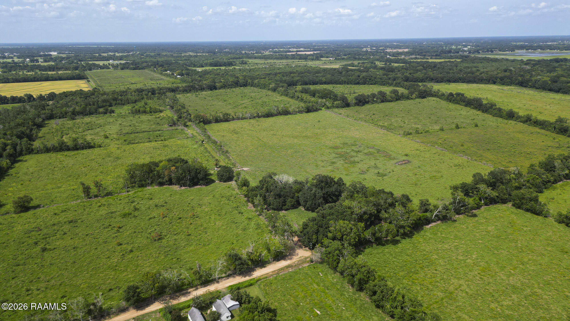 Tbd Tbd Landing Church Point, LA 70525 - Photo 5 of 14 Landing Dr 01 - Aerial Dirt Road and Hom