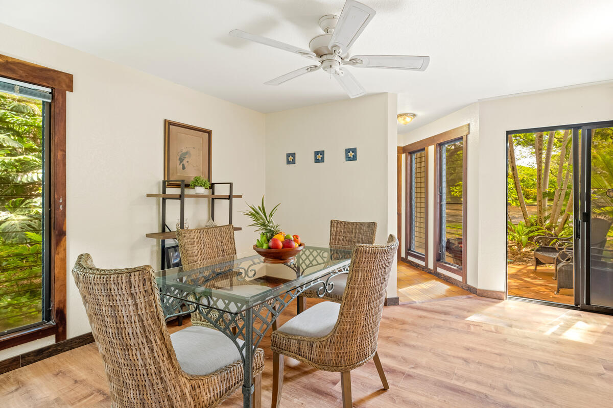 2721 Poipu Road, Unit 100 Koloa, HI 96756 - Photo 2 of 26 a view of a dining room with furniture window and outside view