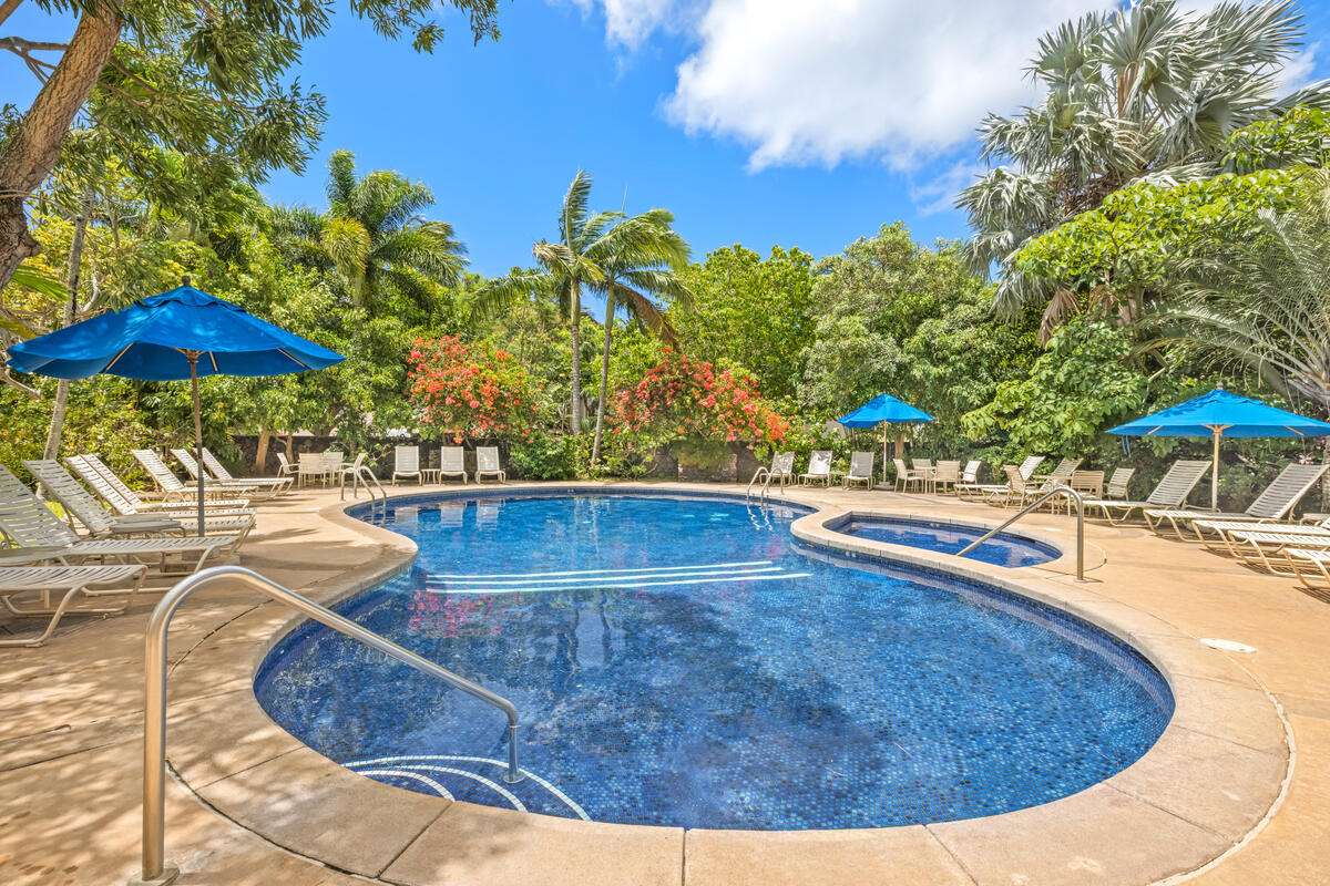 2721 Poipu Road, Unit 100 Koloa, HI 96756 - Photo 22 of 26 a view of a swimming pool with an outdoor space