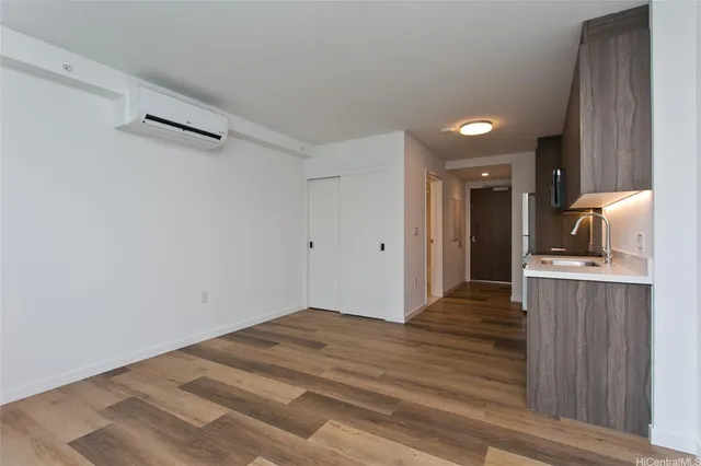 a view of kitchen and utility room