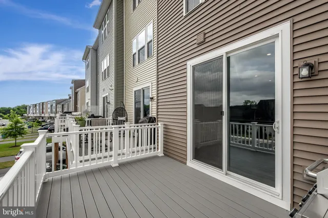 a view of city from a balcony