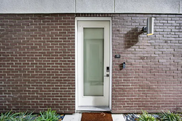 a view of brick wall